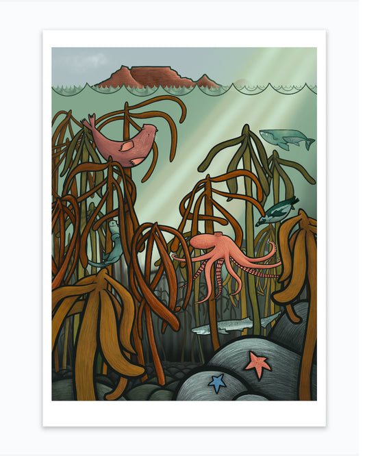 CAPE KELP FOREST - Fine Art Print of the Magical Underwater World