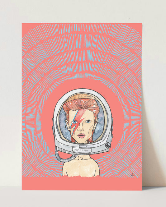 SPACE REBEL - Fine Art Print of the Legendary Bowie